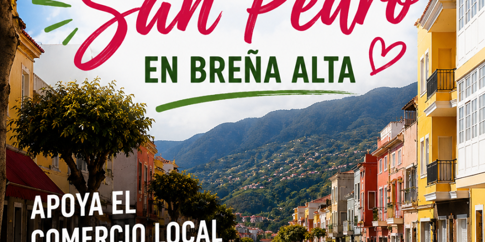 Vive las Fiestas de San Pedro apoyando el comercio local de Breña Alta