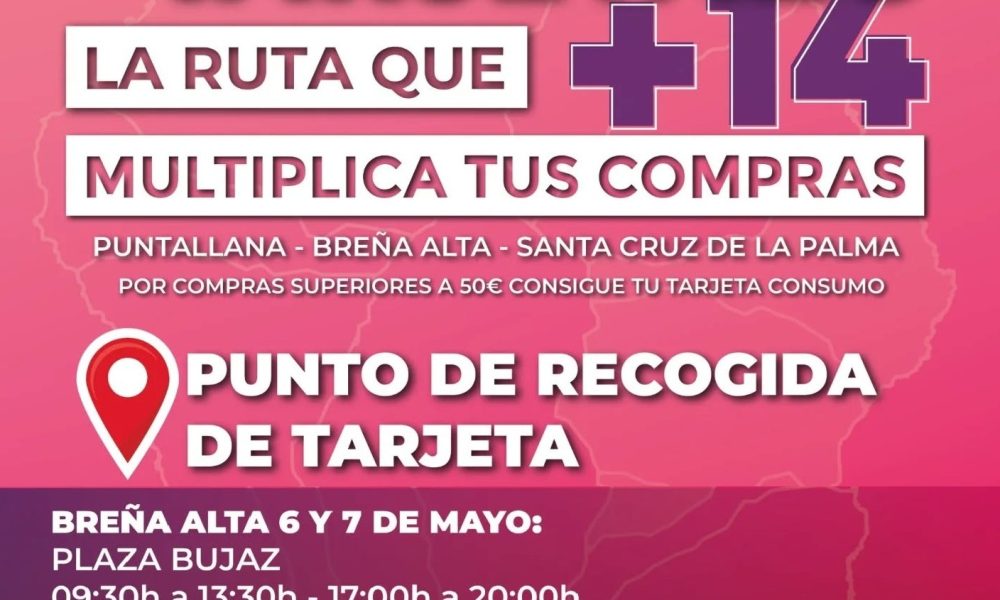 6 y 7 de Mayo en Breña Alta – El Tarjetazo + 14
