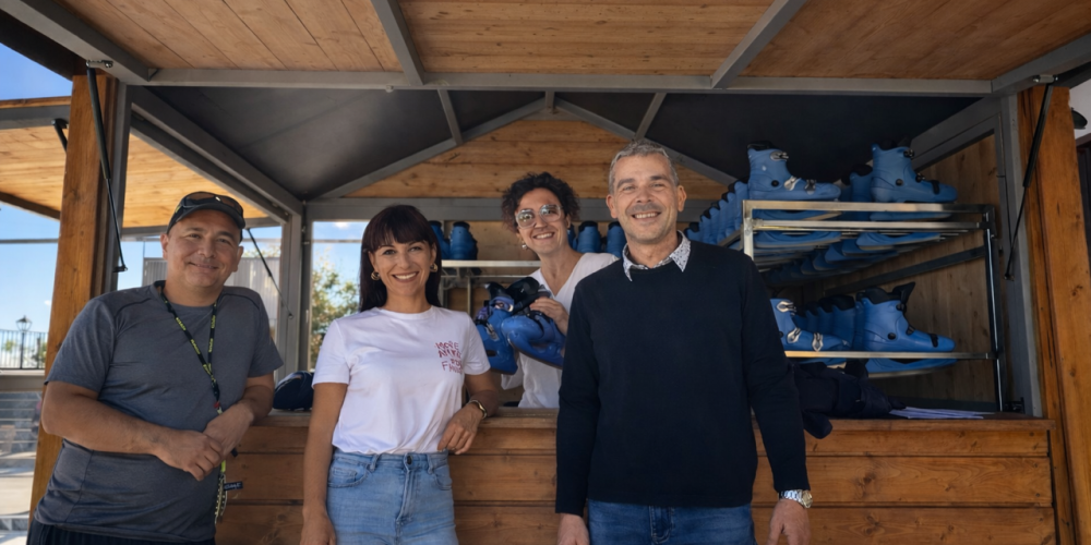 La pista de patinaje ha sido un importante recurso de dinamización social y comercial en Breña Alta
