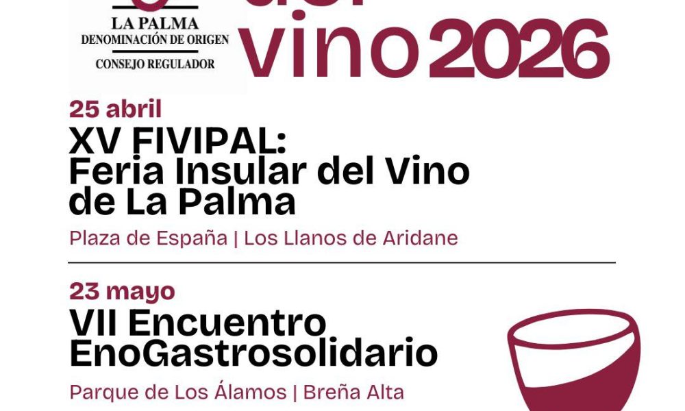 Abierto plazo inscripciones para la Fiesta del Vino Enogastro-Solidaria de Breña Alta