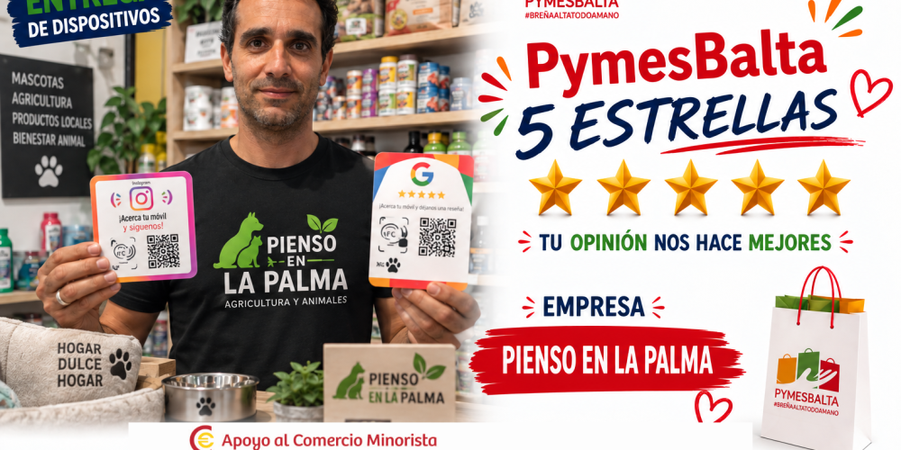 PYMESBALTA 5 ESTRELLAS con PIENSO EN LA PALMA