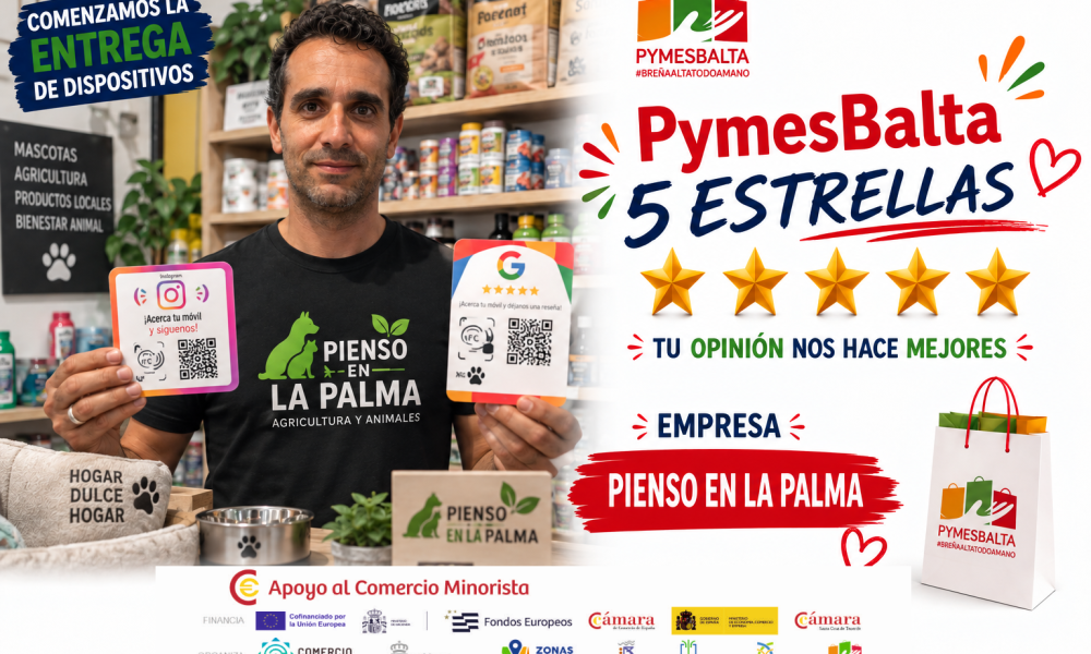 PYMESBALTA 5 ESTRELLAS con PIENSO EN LA PALMA