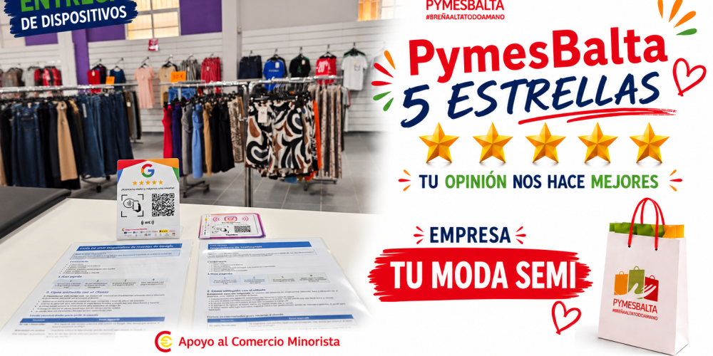 PYMESBALTA 5 ESTRELLAS con TU MODA SEMI