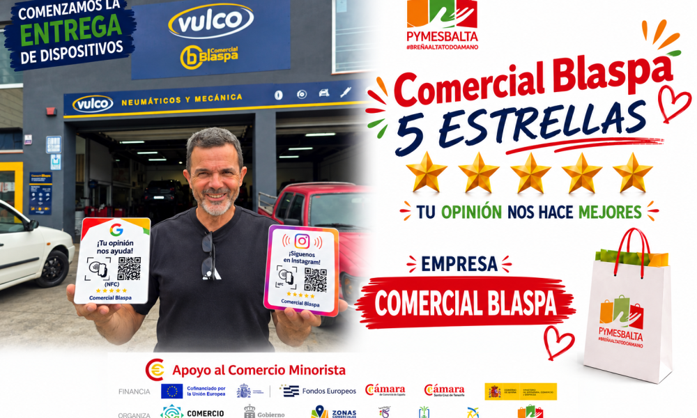 PYMESBALTA 5 ESTRELLAS con COMERCIAL BLASPA