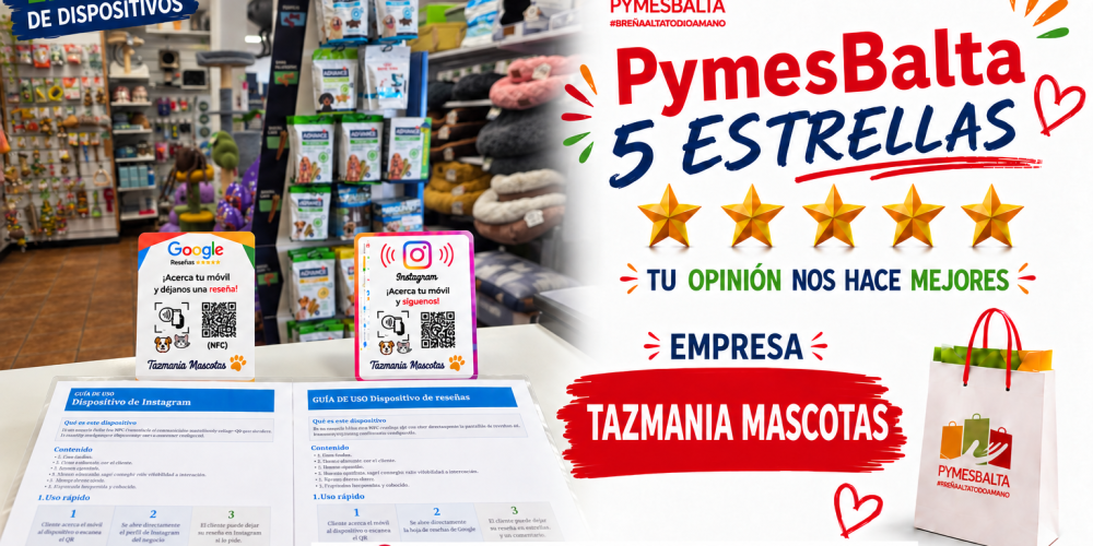 PYMESBALTA 5 ESTRELLAS con TAZMANIA MASCOTAS BREÑA ALTA