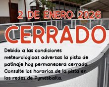 PISTA CERRADA 2 DE ENERO 2026