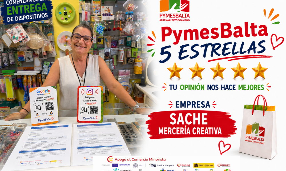 PYMESBALTA 5 ESTRELLAS con SACHE MERCERÍA CREATIVA