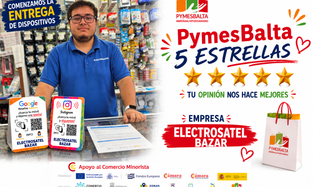 PYMESBALTA 5 ESTRELLAS con ELECTROSATEL BAZAR