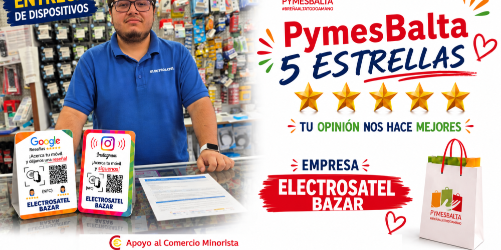 PYMESBALTA 5 ESTRELLAS con ELECTROSATEL BAZAR