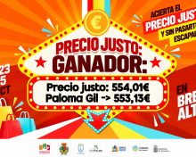 Ya tenemos ganadora de » EL PRECIO JUSTO» de PYMESBALTA en Breña Alta