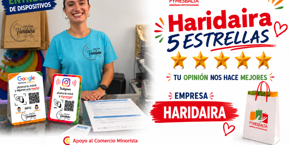 PYMESBALTA 5 ESTRELLAS con HARIDAIRA