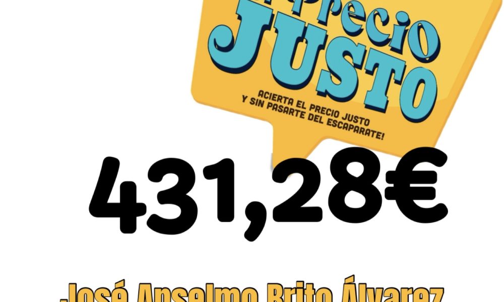 Ya tenemos ganador de El Precio Justo en Breña Alta