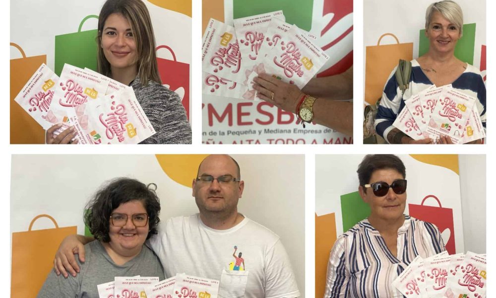 Nuestros ganadores disfrutando de sus premios con Pymesbalta en Breña Alta