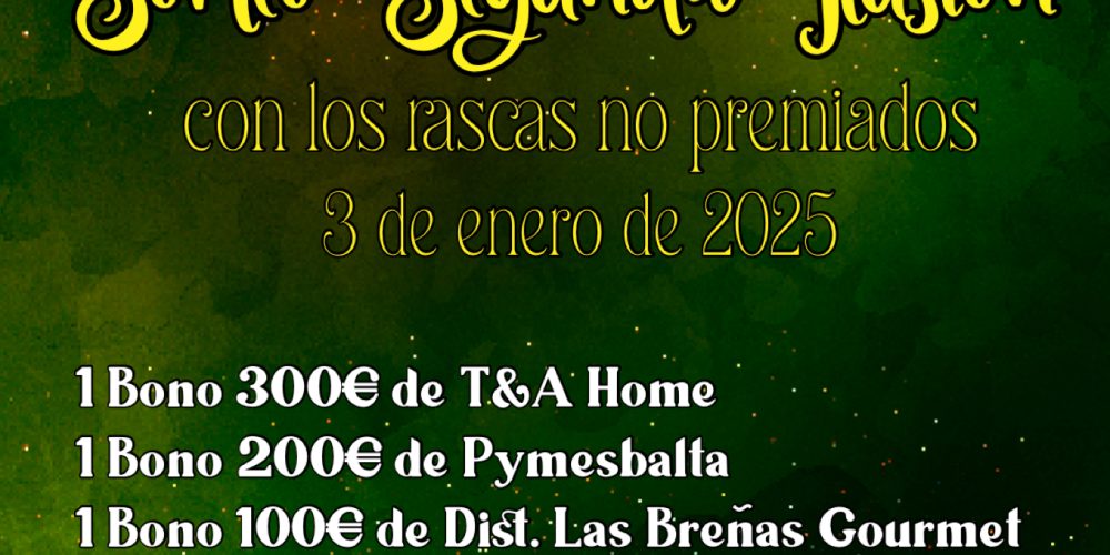 Sorteo Segunda Ilusión con tus rascas no premiados con Pymesbalta