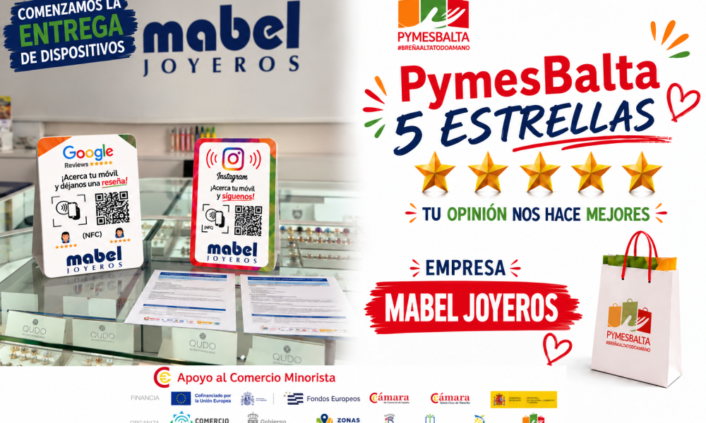 PYMESBALTA 5 ESTRELLAS con MABEL JOYEROS BREÑA ALTA