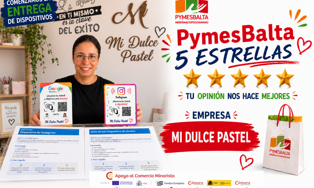 PYMESBALTA 5 ESTRELLAS con MI DULCE PASTEL