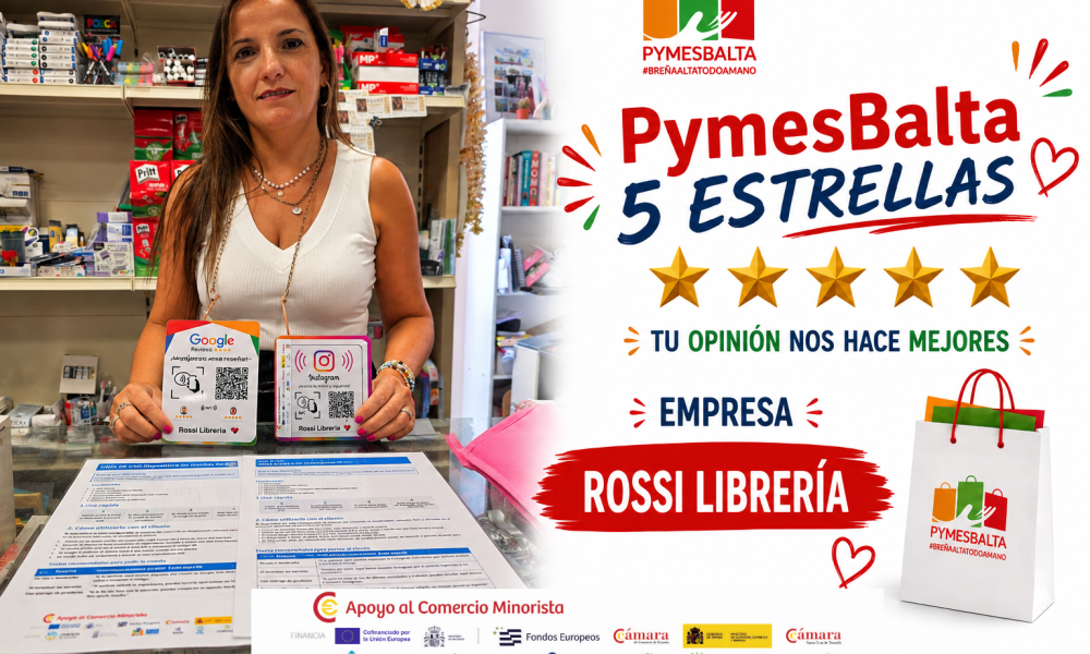 PYMESBALTA 5 ESTRELLAS con ROSSI LIBRERÍA