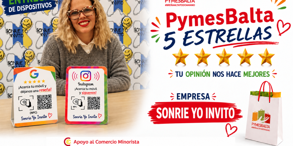 PYMESBALTA 5 ESTRELLAS con SONRIE YO INVITO