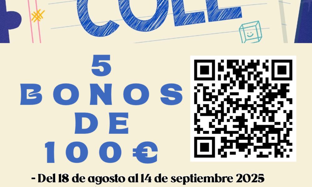 5 Bonos de 100€ con la «Vuelta al cole con Pymesbalta»