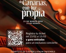 Consigue tus entradas para un concierto exclusivo » Comercio de Canarias con luz propia «