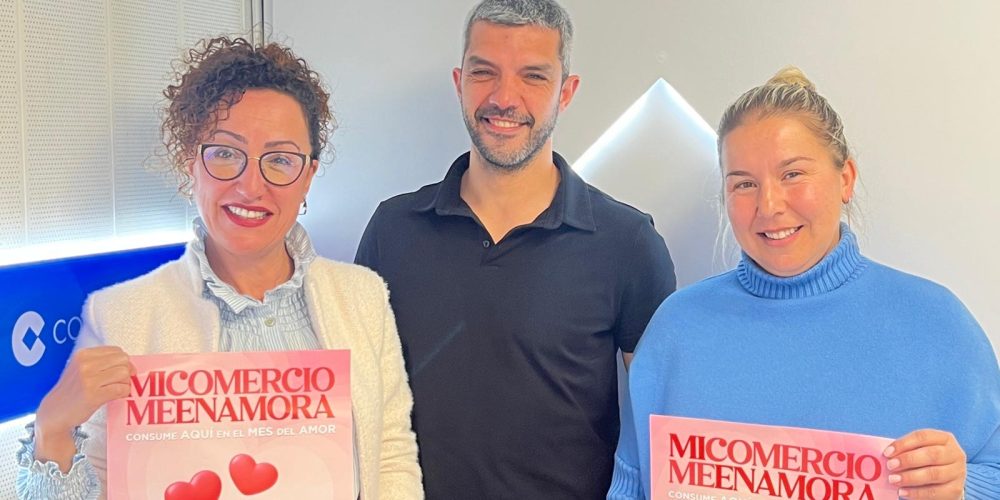 LUZ VERDE de Herrera en COPE La Palma y FEDEPALMA  con «Mi comercio me enamora»