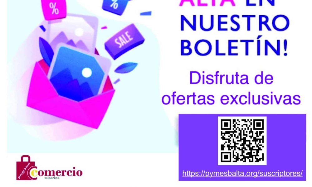 Date de alta en nuestro boletín !