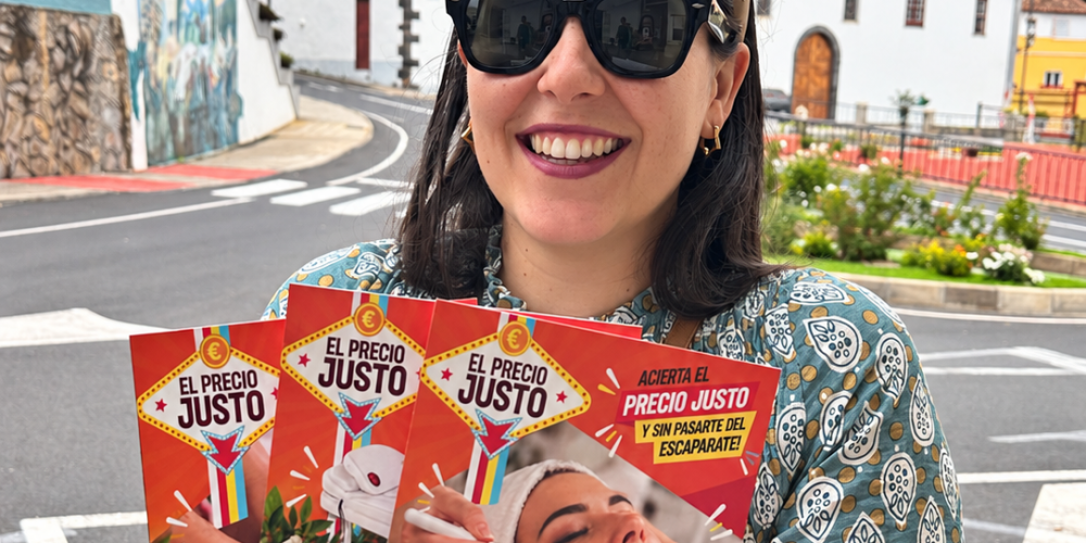 Ganadora de «EL PRECIO JUSTO» en Breña Alta