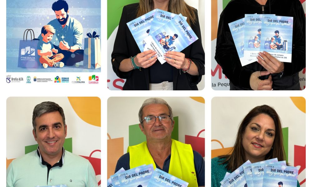 Librería Rossi, El Pollo Sabroso, La Huella, El Porvenir Suministros y Comer Bien han premiado a sus clientes por «El Día del Padre»