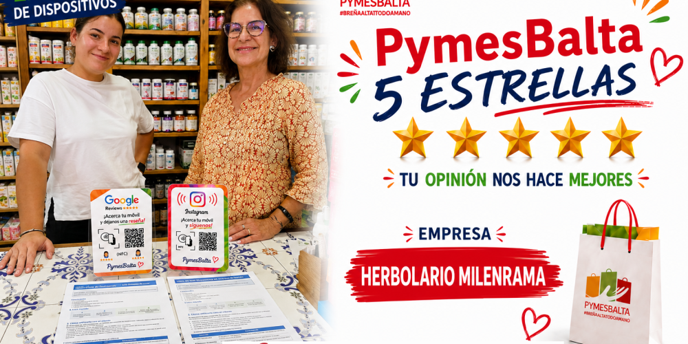 PYMESBALTA 5 ESTRELLAS con HERBOLARIO MILENRAMA