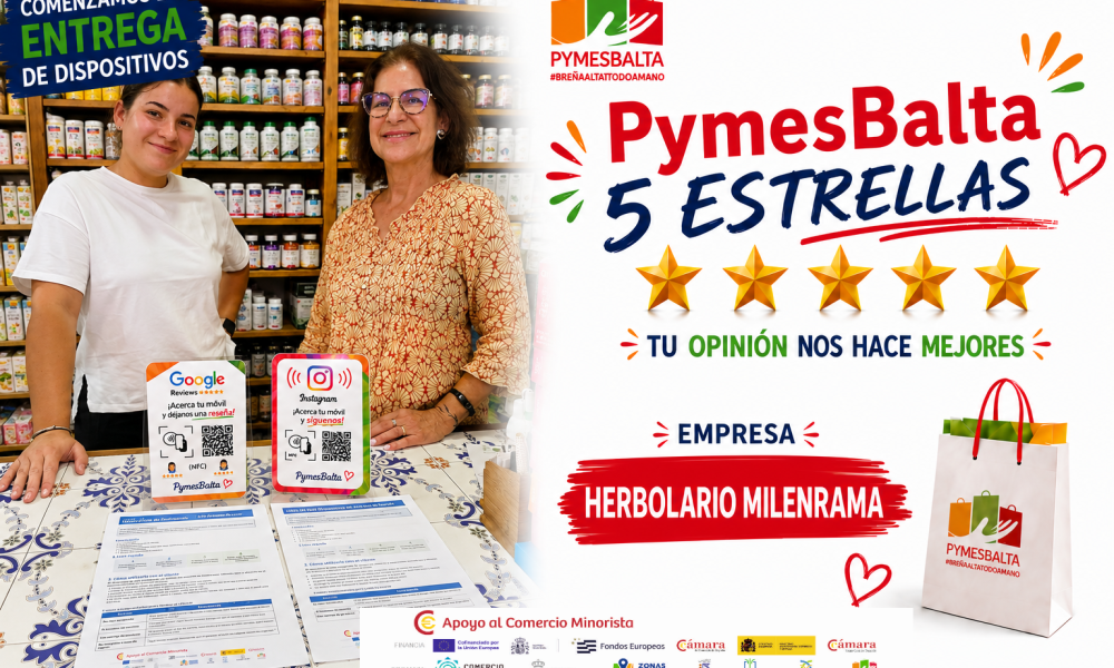 PYMESBALTA 5 ESTRELLAS con HERBOLARIO MILENRAMA