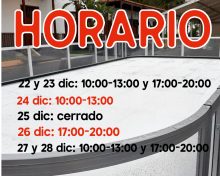 Horario pista patinaje Breña Alta del 22 al 28 de diciembre 2025