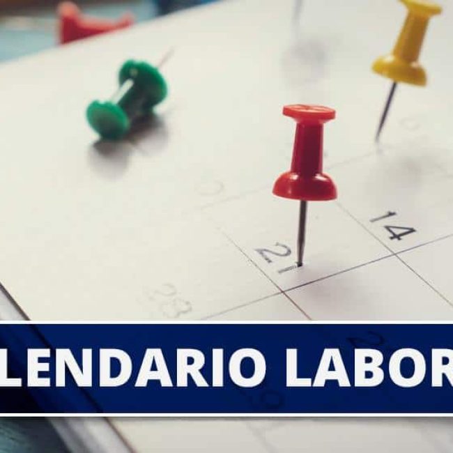 FESTIVOS DEL AÑO 2020