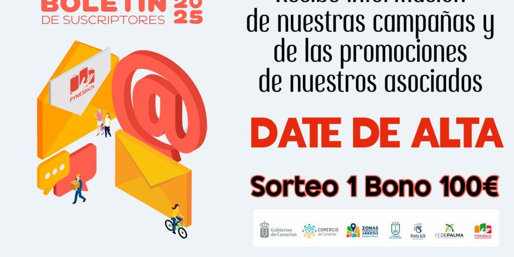 Sorteo para nuestros suscriptores: 1 Bono de 100€